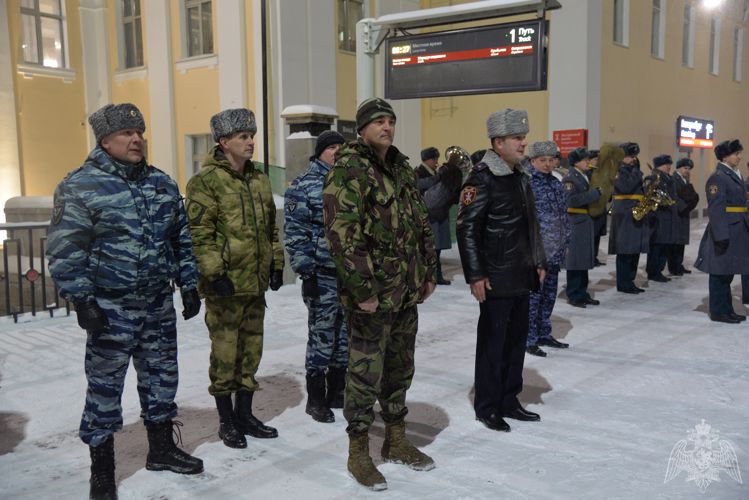 Сводный отряд Управления Росгвардии по Свердловской области прибыл в Екатеринбург из служебной командировки