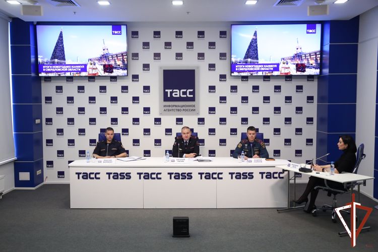 Представитель Росгвардии на площадке ТАСС-Урал рассказал об итогах выполнения задач в период проведения новогодних праздников  