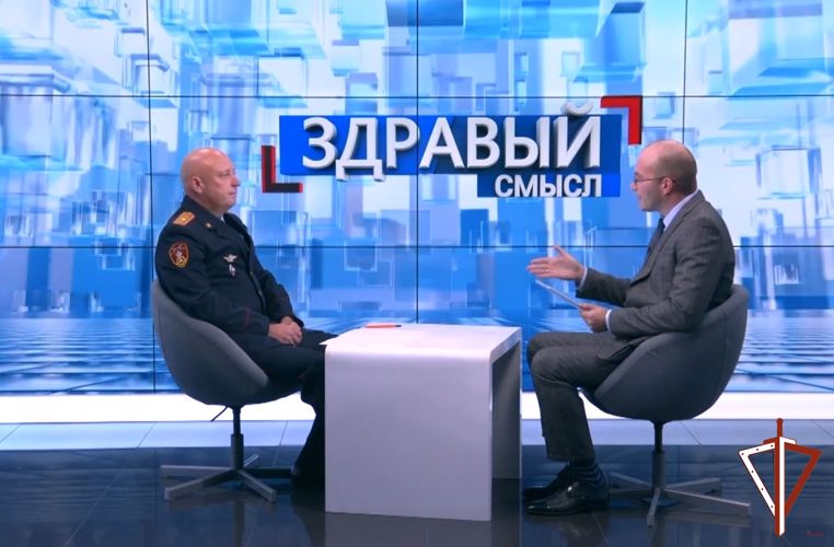 Представитель Росгвардии в эфире популярной телепрограммы рассказал жителям Среднего Урала об особенностях службы  (видео)
