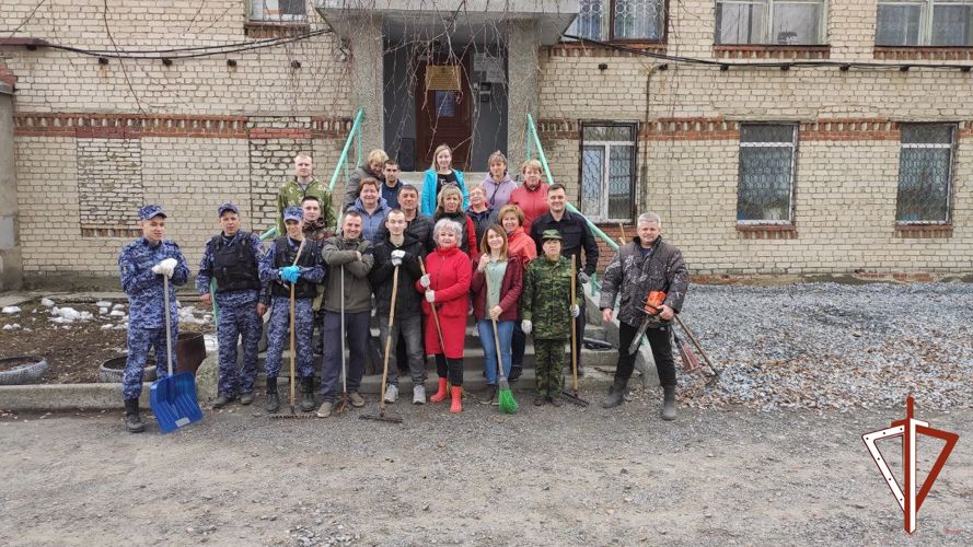 Свердловские росгвардейцы присоединились ко Всероссийскому экологическому субботнику