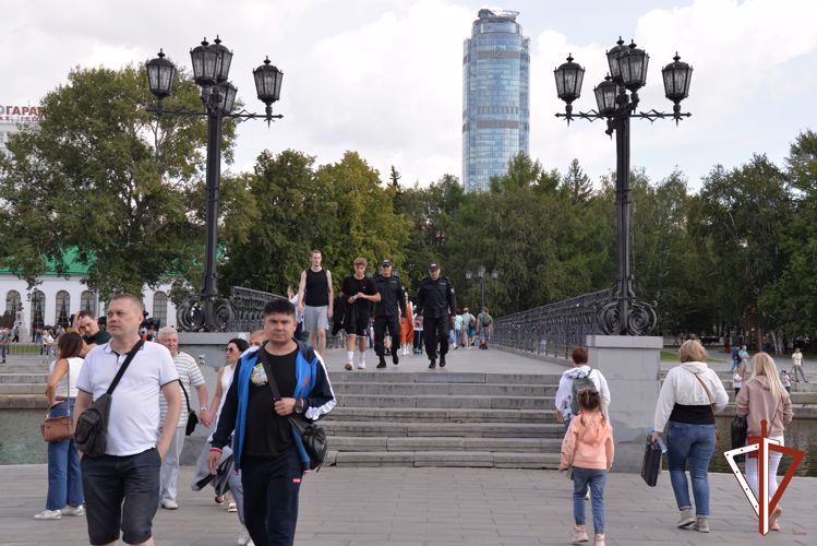 В Екатеринбурге Росгвардия приняла участие в мероприятиях в честь 300-летия со дня основания города