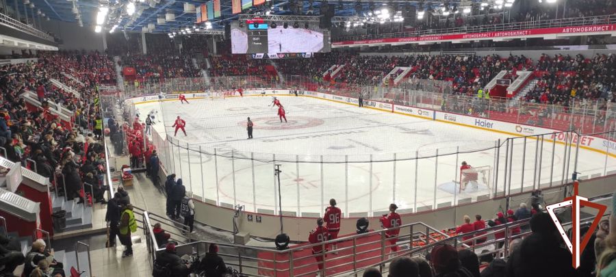 В Екатеринбурге Росгвардия обеспечила охрану порядка на чемпионате Континентальной хоккейной лиги