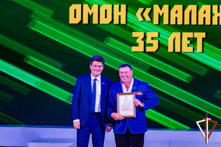 ОМОН Малахит отметил 35-ю годовщину со дня образования (видео)