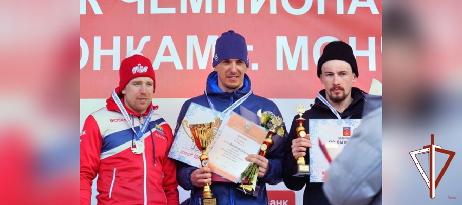 Спортсмен Росгвардии завоевал золото в марафоне чемпионата России по лыжным гонкам