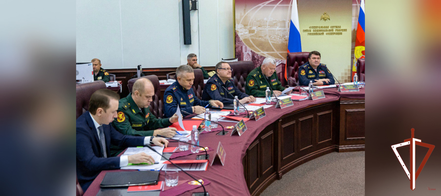 В Росгвардии состоялось заседание оперативного штаба