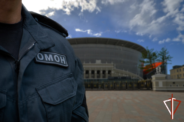 В Екатеринбурге Росгвардия обеспечила правопорядок на матче Первой лиги России по футболу