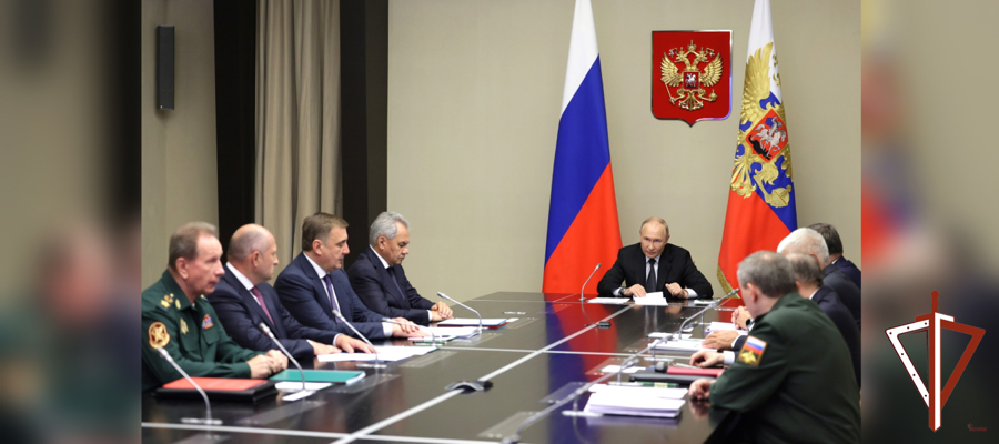 Генерал армии Виктор Золотов принял участие в оперативном совещании под руководством Президента России