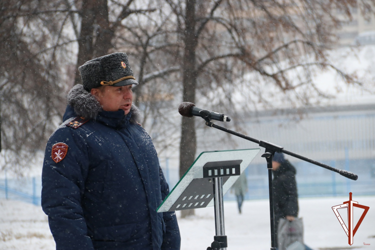 В Екатеринбурге росгвардейцы почтили память сослуживцев, погибших при исполнении  служебных обязанностей