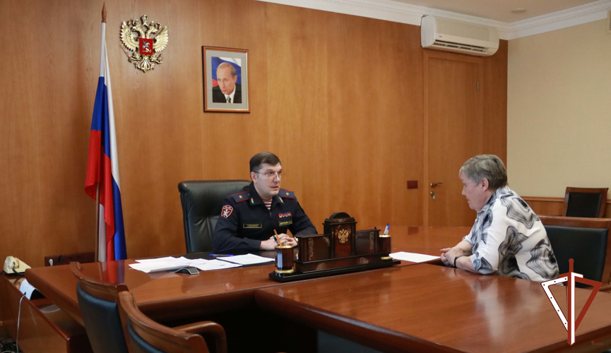 Начальник Управления Росгвардии по Свердловской области провел личный прием граждан