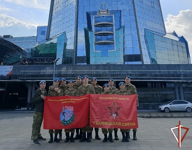 Курсанты «Гвардейской смены» Свердловской области показали хорошие результаты на Всероссийских соревнованиях «Атомная гвардия» 