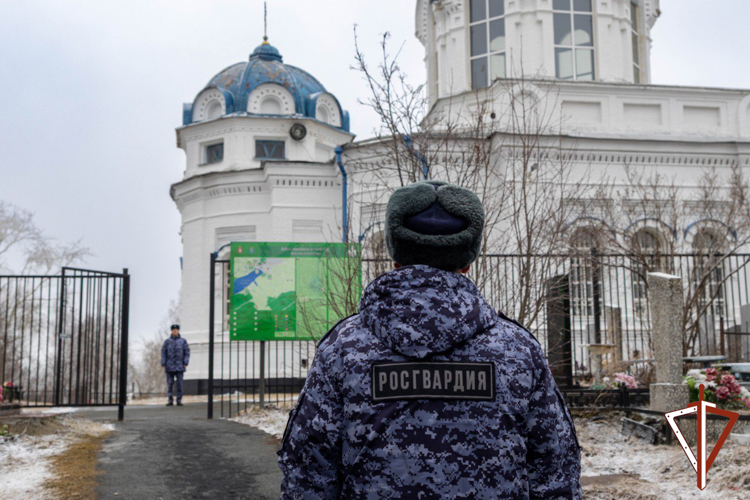 Росгвардия приняла участие в обеспечении охраны общественного порядка в период проведения Вербного воскресенья