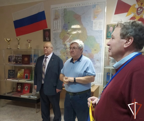 В Екатеринбурге в Росгвардии провели шахматный турнир для ветеранов-правоохранителей