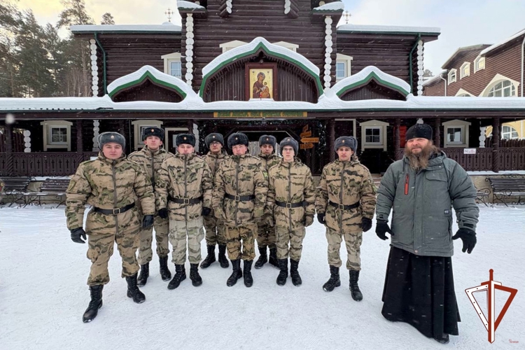 Росгвардейцы в светлый праздник Рождества Христова посетили урочище Ганина яма