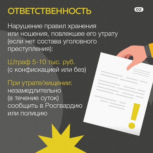 В Росгвардии напомнили владельцам оружия Свердловской области о самых частых нарушениях