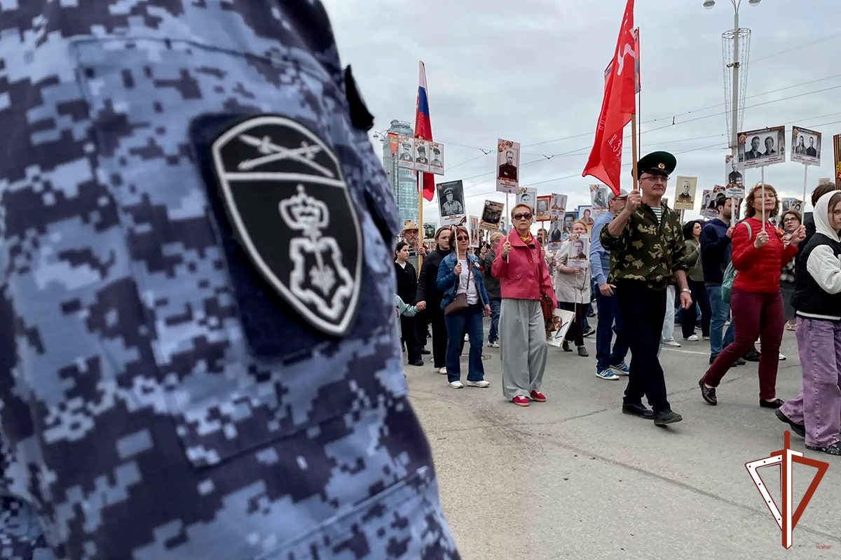В Свердловской области Росгвардия приняла участие в обеспечении безопасности массовых мероприятий, посвященных празднованию Дня Победы